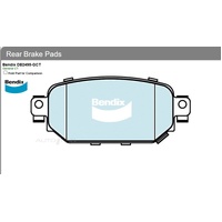 Bendix Rear Brake pads DB2495 -GCT