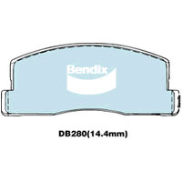 Brake Disc Pad Set  Bendix DB280 GCT For HONDA Accord SJ SY 1.6 L/EX