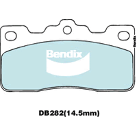 Brake Disc Pad Set Bendix DB282 GCT For Toyota Carina Celica Cressida Crown