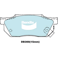 Brake Disc Pad Set Front Bendix DB300 GCT For HONDA Accord Integra Prelude