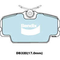 Brake Disc Pad Set  Bendix DB320 GCT For MERCEDES-BENZ 190 W201