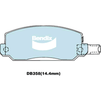 Brake Disc Pad Set  Bendix DB358 GCT For HONDA ACCORD SJ SY 1.6L