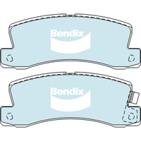 Brake Disc Pad Set Rear Bendix DB422 GCT For Holden Lexus Toyota Toyota