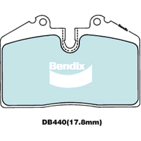 Brake Disc Pad Set  Bendix DB440 GCT For FERRARI 348 tb/GTB PORSCHE 911 928