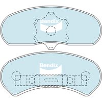 Brake Disc Pad Set Front Bendix DB6 GCT