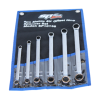 SP Tools Spanner Set Ring 45 Degree Off Set Metric 6 Piece SP10136