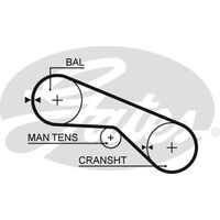 Timing Belt  Gates T062