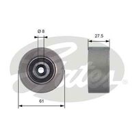 Timing Belt Pulley Gates T42151 for Opel Astra GTC (08) 1.6 Petrol A 16 LET