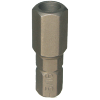 5/16" x 1/4" Hex Tamper In-Hex Insert Bit T&E Tools 50731