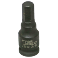 3/8" In-Hex Impact Socket T&E Tools 73912