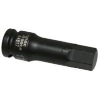 17mm Metric In-Hex Impact Socket 1/2" Drive x 78mm Length T&E Tools 84817