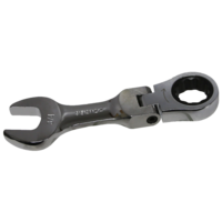 3/4" 12Pt. Stubby Flex-Head Ratchet Wrench T&E Tools S59124