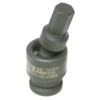 1/2" x 1/2"Dr. Impact Uni. In-Hex Socket T&E Tools U7816