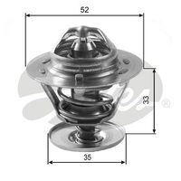 Thermostat Gates TH12592G1 for MAZDA Tribute EP 2L FORD Focus LR Mondeo HA,HB,HC,HD 2L