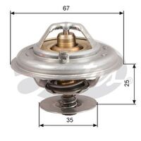 Thermostat Gates TH14392G1 for BMW 3 E36 2.5L AUDI A4 A6 	8D2,B5 2.8L Petrol