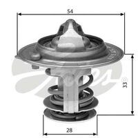 Thermostat  Gates TH29888G1 for Kia Soul PS Hatchback CVVT 2.0 Petrol G4NA