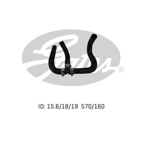 Heater Hose Gates 02-1553 for FORD FPV FALCON FG 4L RWD PETROL