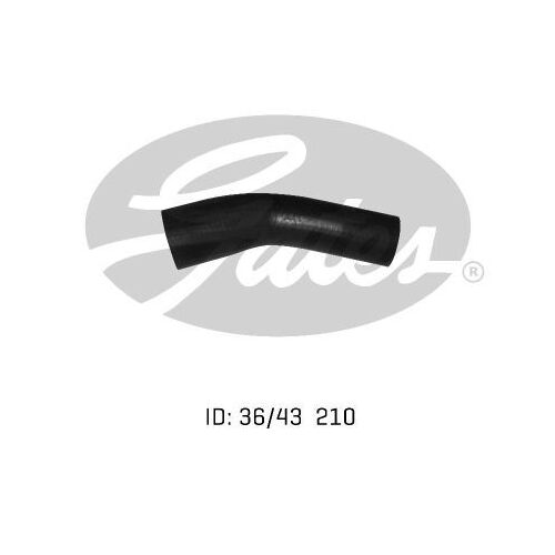 Radiator Hose Lower Gates 05-0938 for Toyota Landcruiser 1975-1982