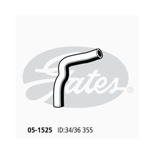 Radiator Hose Upper Gates 05-1525 for Ford Falcon AU Ute LPG 4.0 Petrol