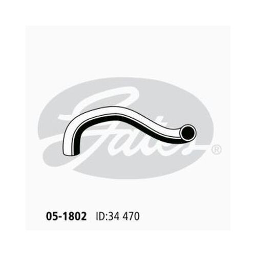 Radiator Hose Lower Gates 05-1802 for Toyota Corolla ZZE122 1.8L 2001-2007 Petrol