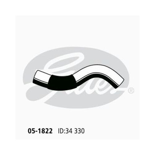 Radiator Hose Upper Gates 05-1822 for Mitsubishi L300 Starwagon SF,SG,SH,SJ,WA Busi (P00W, P03W, P13W) 2.0 Petrol 4G63 (SOHC 16V)