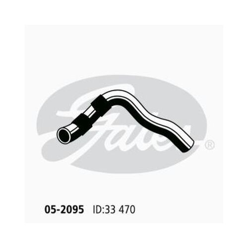 Radiator Hose Lower Gates 05-2095 for Toyota Cressida MX83 3L 1988-1993 Petrol