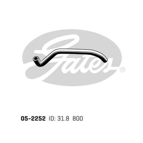 Radiator Hose Upper Gates 05-2252 for Ford Transit VH, VJ Bus D 2.4 Diesel FXFA