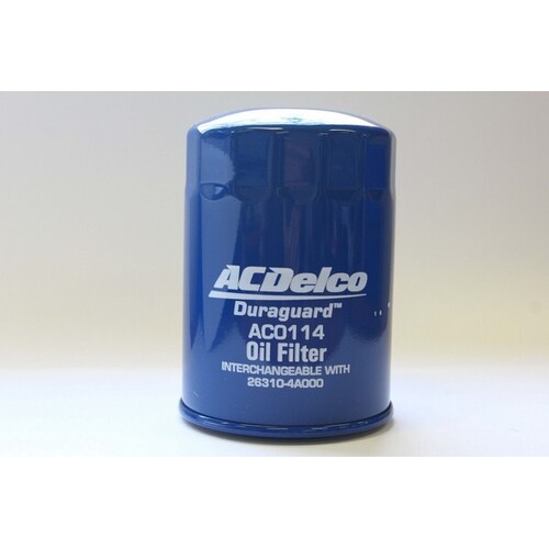 Oil Filter AC0114 AcDelco For Hyundai iMax TQ Travel CRDi 2.5LTD - D4CB