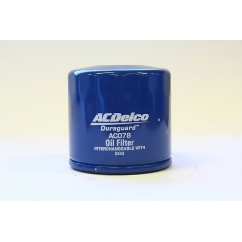 Oil Filter AC078 AcDelco For Suzuki Vitara LY SUV T (APK 414) 1.4LTP - K14C