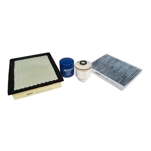 Service Filter Kit Oil Air Fuel Cabin ACK3 AcDelco For Toyota Hilux GUN122,GUN123,GUN135 Ute D 2.4LTD - 2GD-FTV