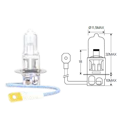 Bulb, fog light Acdelco ACH3