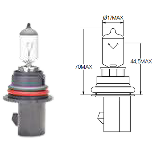 Bulb, headlight Acdelco ACHB1