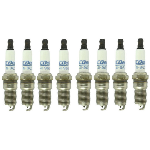 Spark Plugs 8 Pack Acdelco Double Platinum Finewire 41963 Commodore 6.0l VF