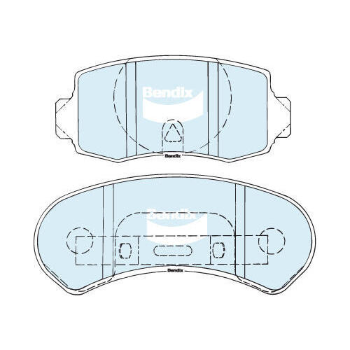 Bendix DB1078 General CT Disc Pad Set