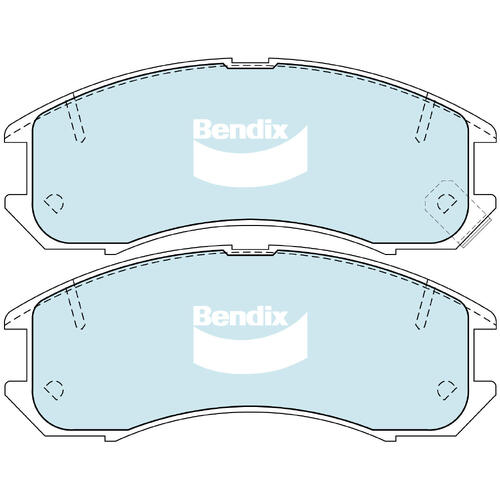 Bendix DB1114 General CT Disc Pad Set