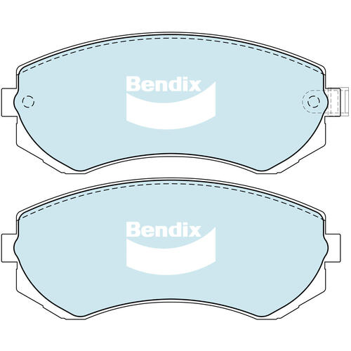 Brake Pads 4WD/SUV Front Bendix DB11484WD for Nissan Patrol Y61 GR  GU Station Wagon 4.5 4.5LTP TB45E