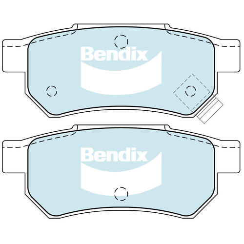 Bendix DB1163 General CT Disc Pad Set