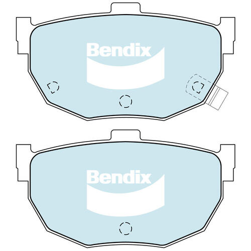 Brake Pads General CT Front Bendix DB1166GCT for Hyundai Tiburon GK Coupe 2.0LTP G4GC G