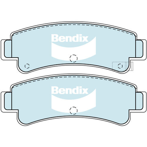 Bendix DB1211 General CT Disc Pad Set