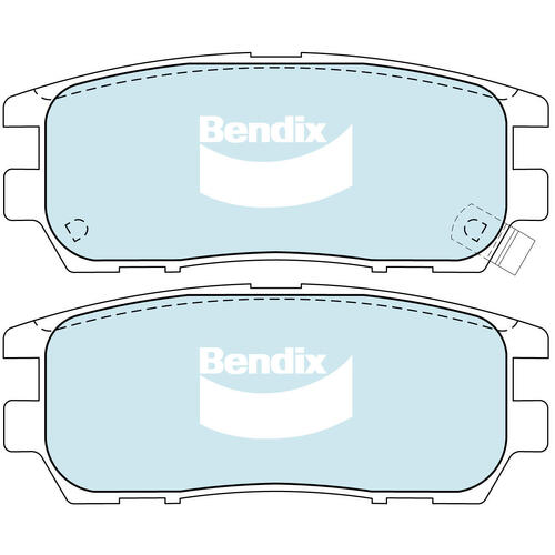 Brake Pads General CT Bendix DB1231GCT for Mitsubishi Verada Sedan KL 3.5 3.5LTP 6G74