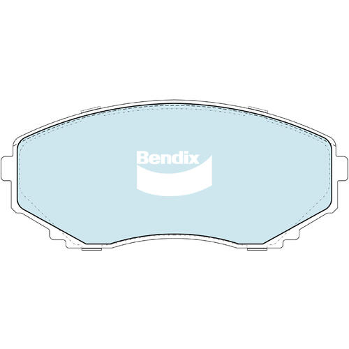 Brake Pads General CT Bendix DB1274GCT for Mazda MPV LW MPV i V6 3.0LTP AJ