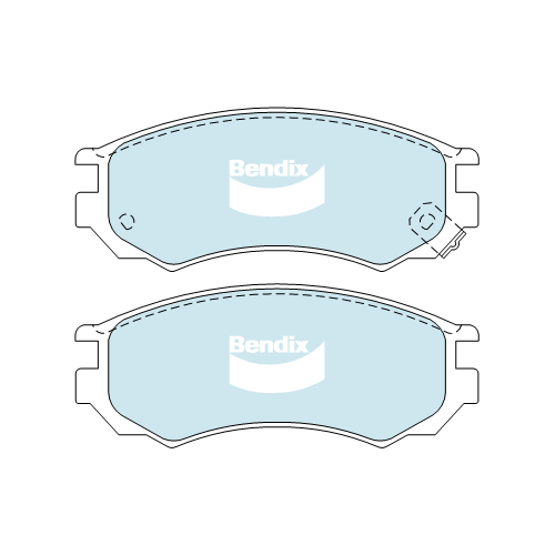 Brake Pads General CT Bendix DB1286GCT for Honda CR-V RD SUV 4WD (RD1 RD3) 2.0LTP B20Z1