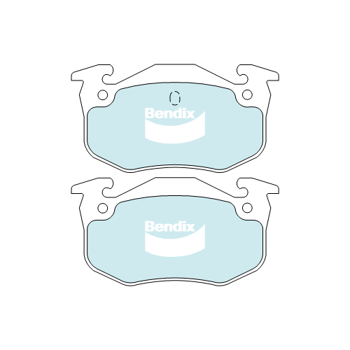 Brake Pads General CT Bendix DB1301GCT for Peugeot 206 2D CC 1.6LTP TU5JP4