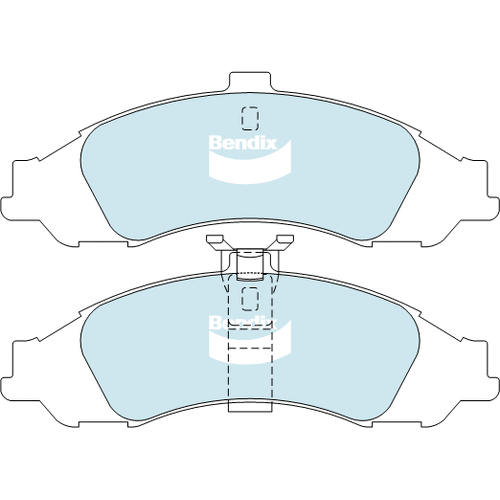 Brake Pads H/Duty Bendix DB1331HD for Holden Statesman WL Sedan i V8 6.0LTP L76