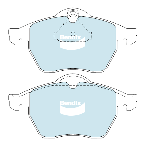 Brake Pads H/Duty Bendix DB1351HD for Saab 9-3 YS3D Cabriolet Turbo 2.0LTP 1B205R