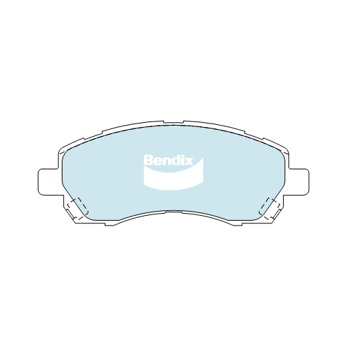 Brake Pads H/Duty Bendix DB1363HD for Subaru Impreza GC GC8 Sedan WRX  WRX STI AWD 2.0LTP EJ205P