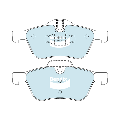 Brake Disc Pad Set  Bendix DB1500 Ult