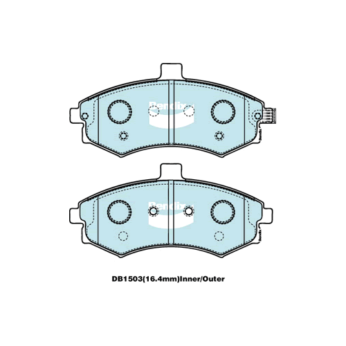 Brake Pads General CT Bendix DB1504GCT for Kia Magentis MG Sedan 2.4LTP G4KC