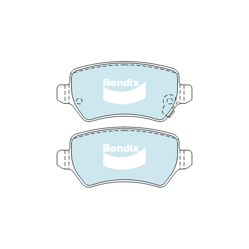 Brake Pads General CT Bendix DB1511GCT for Holden Astra TS Hatchback i 1.8LTP Z18XE