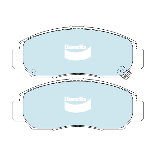 Brake Pads General CT Bendix DB1515GCT for Honda Civic ES ET Sedan 1.7 (EU3) 1.7LTP D17A6